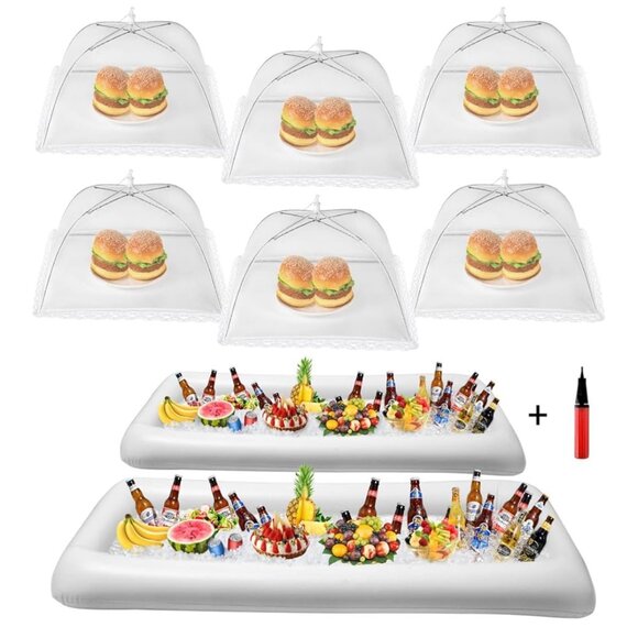 Serving Bar & Food Cover Set - Picture 1 of 1